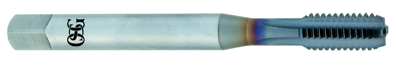 M10 x 1.25 Dia. - D6 - 4 FL - VC10- TiCN - Bottoming - Straight Flute Tap - First Tool & Supply