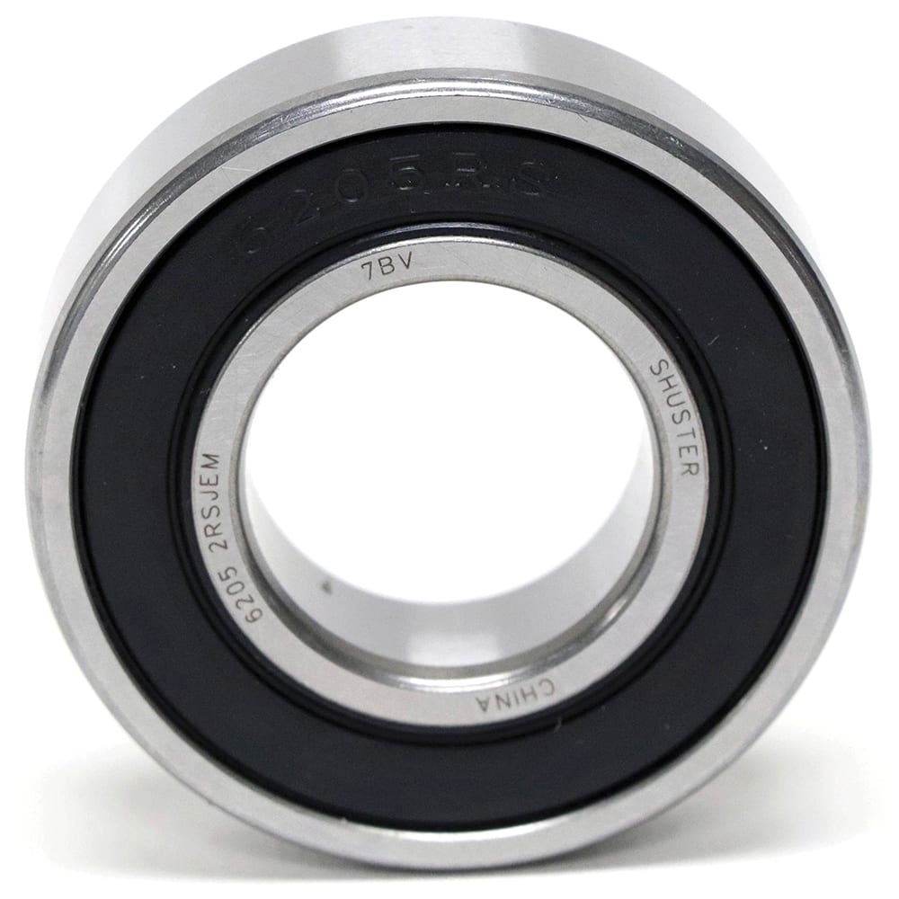 Shuster - R12-X38-2RS, 3/4" Bore Diam, 2" OD, Double Seal Deep Groove Radial Ball Bearing - Exact Industrial Supply