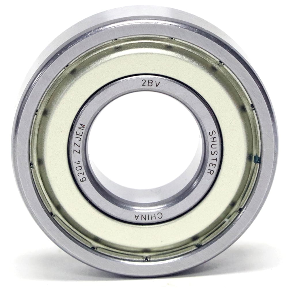 Shuster - 6201 ZZ JEM, 12mm Bore Diam, 32mm OD, Double Shield Deep Groove Radial Ball Bearing - Exact Industrial Supply