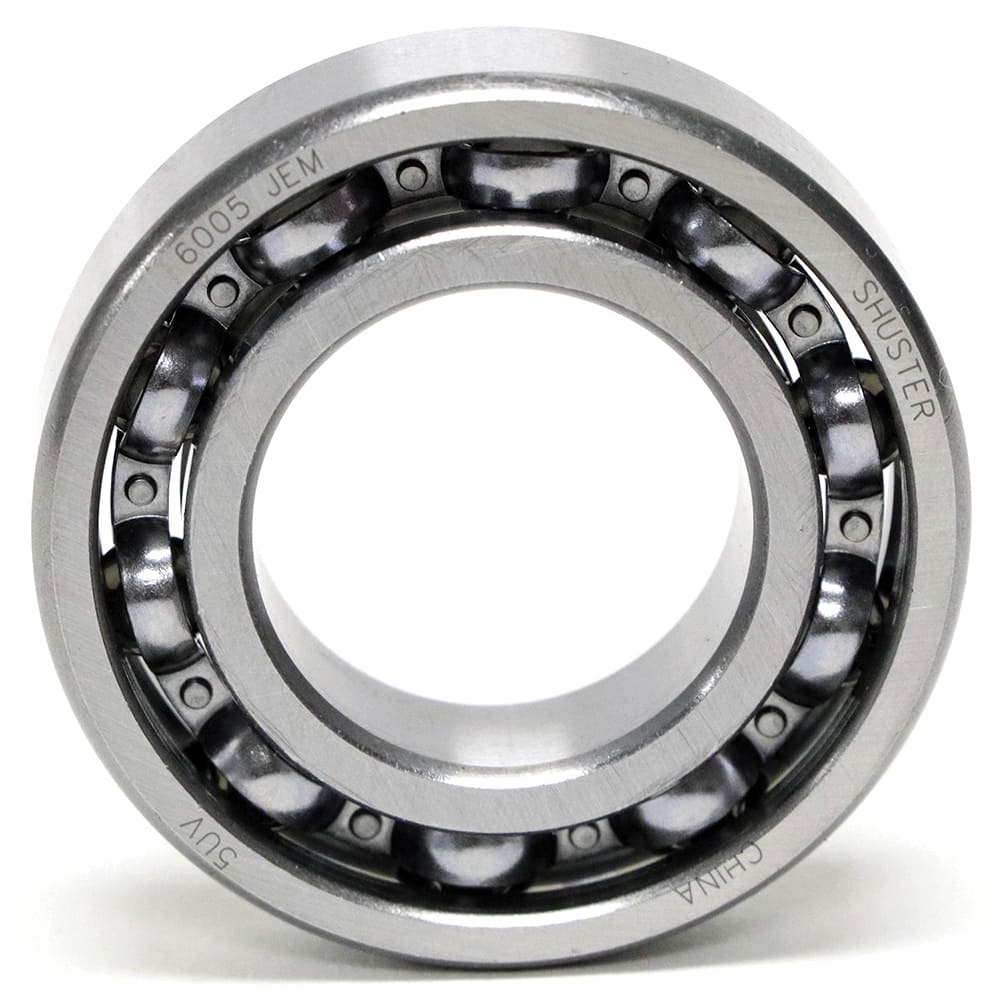 Shuster - 6011 JEM BULK, 55mm Bore Diam, 90mm OD, Open Deep Groove Radial Ball Bearing - Exact Industrial Supply