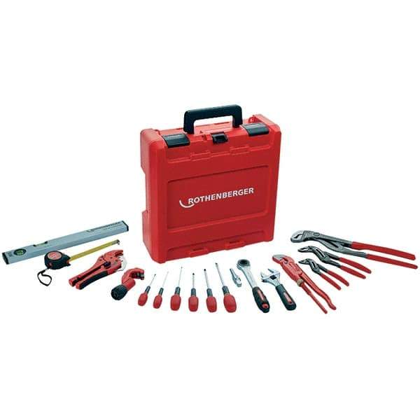 Rothenberger - Combination Hand Tool Sets Tool Type: Plumber's Tool Set Number of Pieces: 18 - First Tool & Supply