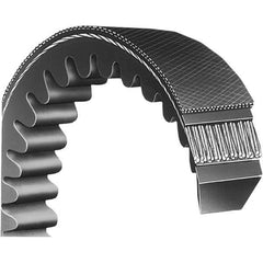 Bando - Section B, 3" Wide, 140" Outside Length, V-Belt - Neoprene Rubber, Black, Classic Banded, No. B136 - First Tool & Supply