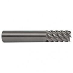 1/8 TuffCut SS 6 Fl High Helix Non-Center Cutting End Mill - First Tool & Supply