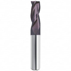 Guhring - 3/4", 1-1/2" LOC, 3/4" Shank Diam, 4" OAL, 3 Flute Solid Carbide Square End Mill - First Tool & Supply