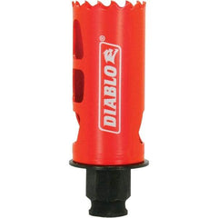 Freud - 1-1/4" Diam, 2-3/8" Cutting Depth, Hole Saw - Bi-Metal Saw, Toothed Edge - First Tool & Supply