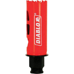 Freud - 1-1/16" Diam, 2-3/8" Cutting Depth, Hole Saw - Bi-Metal Saw, Toothed Edge - First Tool & Supply