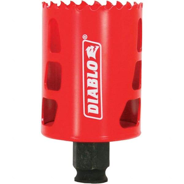 Freud - 2" Diam, 2-3/8" Cutting Depth, Hole Saw - Bi-Metal Saw, Toothed Edge - First Tool & Supply