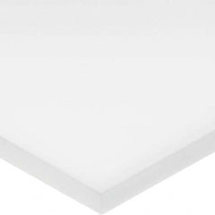 USA Sealing - 4' x 3" x 3/4" White Acetal Rectangular Bar - First Tool & Supply