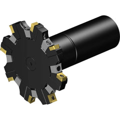 Sandvik Coromant - Indexable Slotting Cutters; Connection Type: Straight ; Maximum Depth of Cut (mm): 7.60 ; Cutter Diameter (mm): 100.00 ; Shank Diameter (mm): 40.0000 ; Number of Teeth: 8 ; Toolholder Style: R331.52 - Exact Industrial Supply