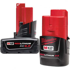 Milwaukee Tool - 12 Volt Lithium-Ion Power Tool Battery - First Tool & Supply