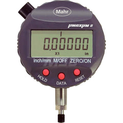 Mahr - Electronic Drop Indicators; Minimum Measurement (Decimal Inch): -0.0040 ; Minimum Measurement (Inch): -0.0040 ; Minimum Measurement (mm): -1.00 ; Maximum Measurement (Inch): 0.04 ; Maximum Measurement (mm): 1.00 ; Resolution (Decimal Inch): 0.0000 - Exact Industrial Supply
