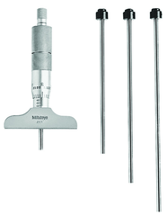 0 - 4'' Measuring Range - Ratchet Thimble - Depth Micrometer - First Tool & Supply