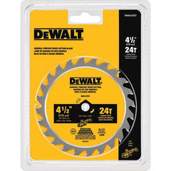 DeWALT - Wet & Dry-Cut Saw Blades Blade Diameter (Inch): 4-1/2 Blade Material: Carbide-Tipped - First Tool & Supply