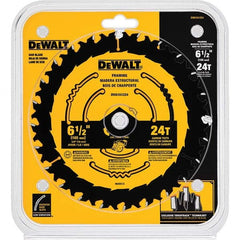 DeWALT - Wet & Dry-Cut Saw Blades Blade Diameter (Inch): 6-1/2 Blade Material: Carbide-Tipped - First Tool & Supply