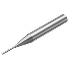 R216.32-00830-AI08G 1620 0.8mm 2 FL Solid Carbide End Mill - Corner Radius w/Cylindrical Shank - First Tool & Supply