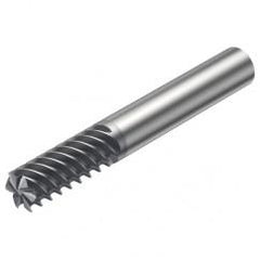 R215.36-14060-AC26L 1620 14mm 6 FL Solid Carbide End Mill - Corner Radius w/Cylindrical Shank - First Tool & Supply