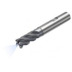 R215.34C10040-DC22K 1640 10mm 4 FL Solid Carbide End Mill - Corner Radius w/Cylindrical - Neck Shank - First Tool & Supply