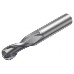 R216.42-08030-AC16G 1610 8mm 2 FL Solid Carbide Ball Nose End Mill w/Cylindrical Shank - First Tool & Supply