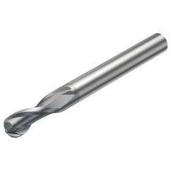 R216.42-05030-AK06G 1620 5mm 2 FL Solid Carbide Ball Nose End Mill w/Cylindrical Shank - First Tool & Supply