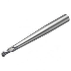 R216.42-12030-AP12G 1610 12mm 2 FL Solid Carbide Ball Nose End Mill w/Cylindrical Shank - First Tool & Supply