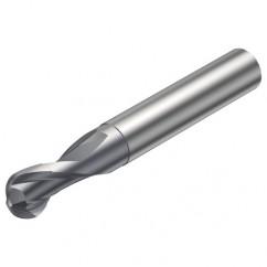 R216.42-05030-AI05G 1610 5mm 2 FL Solid Carbide Ball Nose End Mill w/Cylindrical Shank - First Tool & Supply