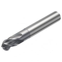 R216.44-12030-AI12G 1610 12mm 4 FL Solid Carbide Ball Nose End Mill w/Cylindrical Shank - First Tool & Supply