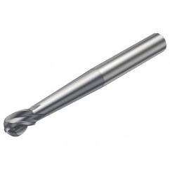 R216.64-16030-AO15G 1610 16mm 4 FL Solid Carbide Ball Nose End Mill spherical design w/Cylindrical Shank - First Tool & Supply