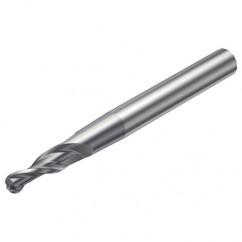 R216.52-06040RAL12G 1630 6mm 2 FL Solid Carbide Conical Ball Nose End Mill w/Cylindrical Shank - First Tool & Supply