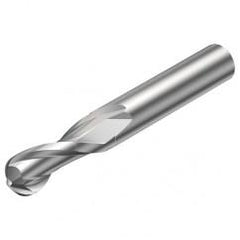 2B330-0300-NC H10F 3mm FL Ballnose w/Cylindrical with Neck Shank - First Tool & Supply