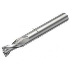 2P120-0800-NC H10F 8mm FL Straight Center Cut w/Cylindrical with Neck Shank - First Tool & Supply