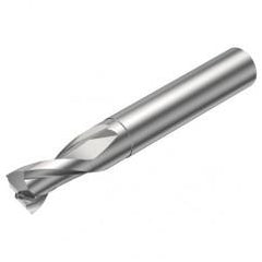 2P121-0200-NC H10F 2mm FL Straight Center Cut w/Cylindrical with Neck Shank - First Tool & Supply