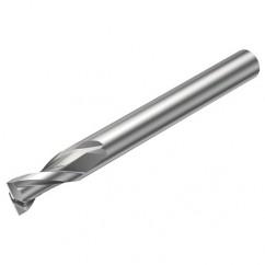 2P123-0600-NG H10F 6mm 2 FL Straight Center Cut w/Reduced Cylindrical .3mm/.012 smaller than Cutting Diameter Shank - First Tool & Supply