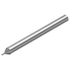 2P211-0040-PC 1620 0.4mm FL Straight Center Cut w/Cylindrical with Neck Shank - First Tool & Supply