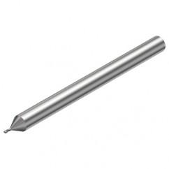 2P211-0050-PC 1620 0.5mm FL Straight Center Cut w/Cylindrical with Neck Shank - First Tool & Supply