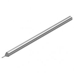 2P212-0060-PC 1620 0.6mm FL Straight Center Cut w/Cylindrical with Neck Shank - First Tool & Supply