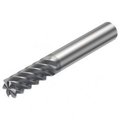 R215.35-05050-AC13L 1620 5mm 5 FL Solid Carbide End Mill - Corner Radius w/Cylindrical Shank - First Tool & Supply