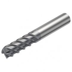 R215.H4-04050BAC01H 1610 4mm 4 FL Solid Carbide high feed End Mill w/Cylindrical Shank - First Tool & Supply