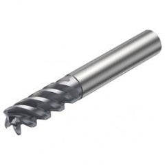 R216.24-12050GCC26P 1620 12mm 4 FL Solid Carbide End Mill - Corner Radius w/Cylindrical - Neck Shank - First Tool & Supply