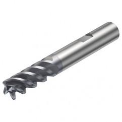 R216.24-08050EBC19P 1630 8mm 4 FL Solid Carbide End Mill - Corner Radius w/Weldon Shank - First Tool & Supply