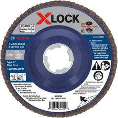 Bosch - Flap Discs Abrasive Type: Coated Flap Disc Type: Type 27 - First Tool & Supply