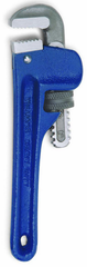 2-9/16" Pipe Capacity - 14" OAL - Cast Iron Heavy Duty Pipe Wrench - First Tool & Supply