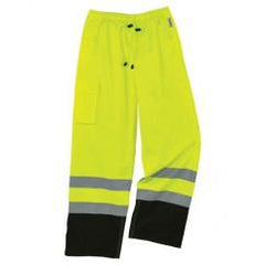 8915BK S LIME BLK BOTT RAIN PANTS - First Tool & Supply