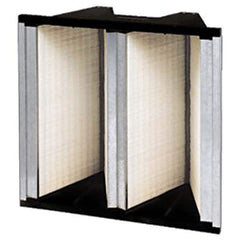 PRO-SOURCE - Pleated & Panel Air Filters Filter Type: V-Bank Mini-Pleat Nominal Height (Inch): 24 - First Tool & Supply