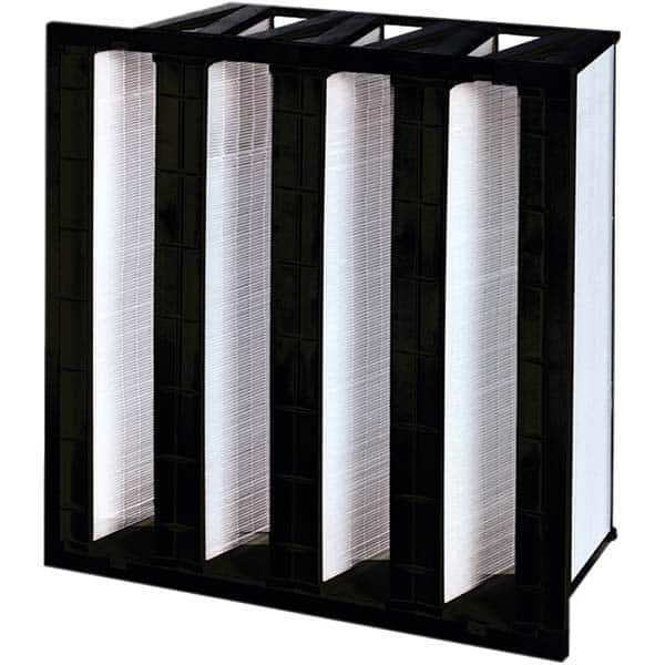 PRO-SOURCE - Pleated & Panel Air Filters Filter Type: V-Bank Mini-Pleat Nominal Height (Inch): 12 - First Tool & Supply