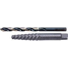 Cle-Line - Bolt Extractor Sets Tool Type: Screw Extractor & Drill Number of Pieces: 2.000 - First Tool & Supply