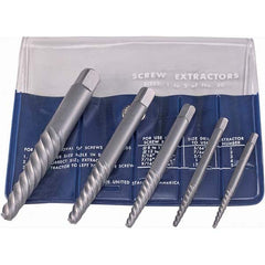 Cle-Line - Bolt Extractor Sets Tool Type: Screw Extractor Number of Pieces: 5.000 - First Tool & Supply