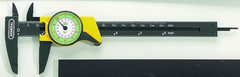 0 - 6'' Measuring Range (64ths / .01mm Grad.) - Plastic Dial Caliper - #142 - First Tool & Supply