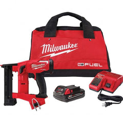 Milwaukee Tool - Staplers & Staple Guns Type: Crown Stapler Type of Power: Battery - First Tool & Supply