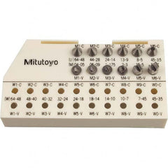 Mitutoyo - Micrometer Accessories Type: Anvil Set For Use With: Screw Thread Micrometer - First Tool & Supply