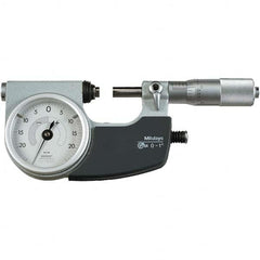 Mitutoyo - Mechanical Indicating Micrometers Minimum Measurement (Decimal Inch): 0 Maximum Measurement (Decimal Inch): 1 - First Tool & Supply